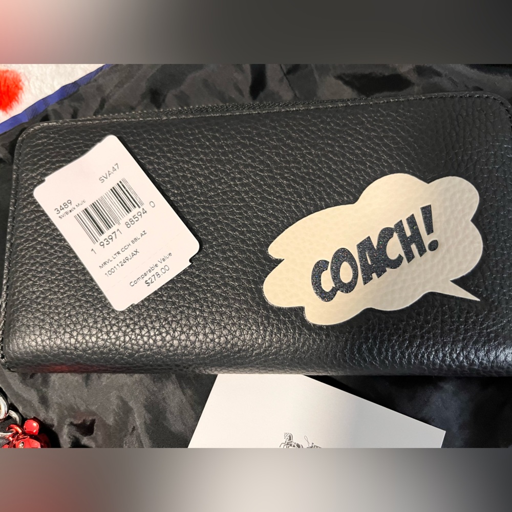 Coach X Marvel zipped Wallet. Brand new
